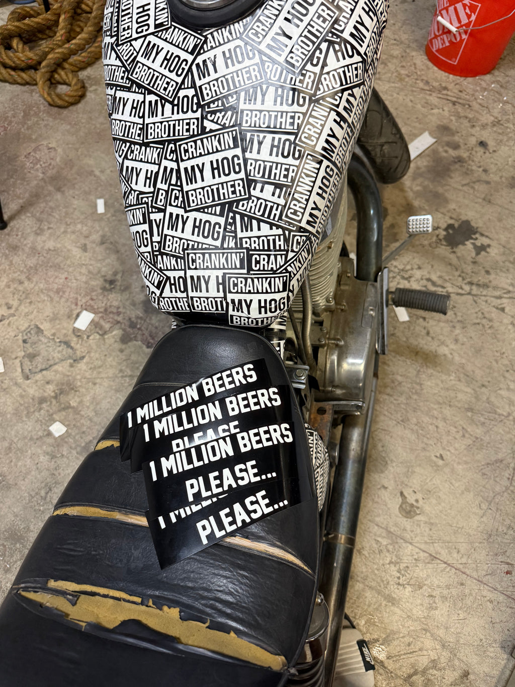 ONE MILLION BEERS FREE STICKERS! - THESE NOW PLAY MY MUSIC