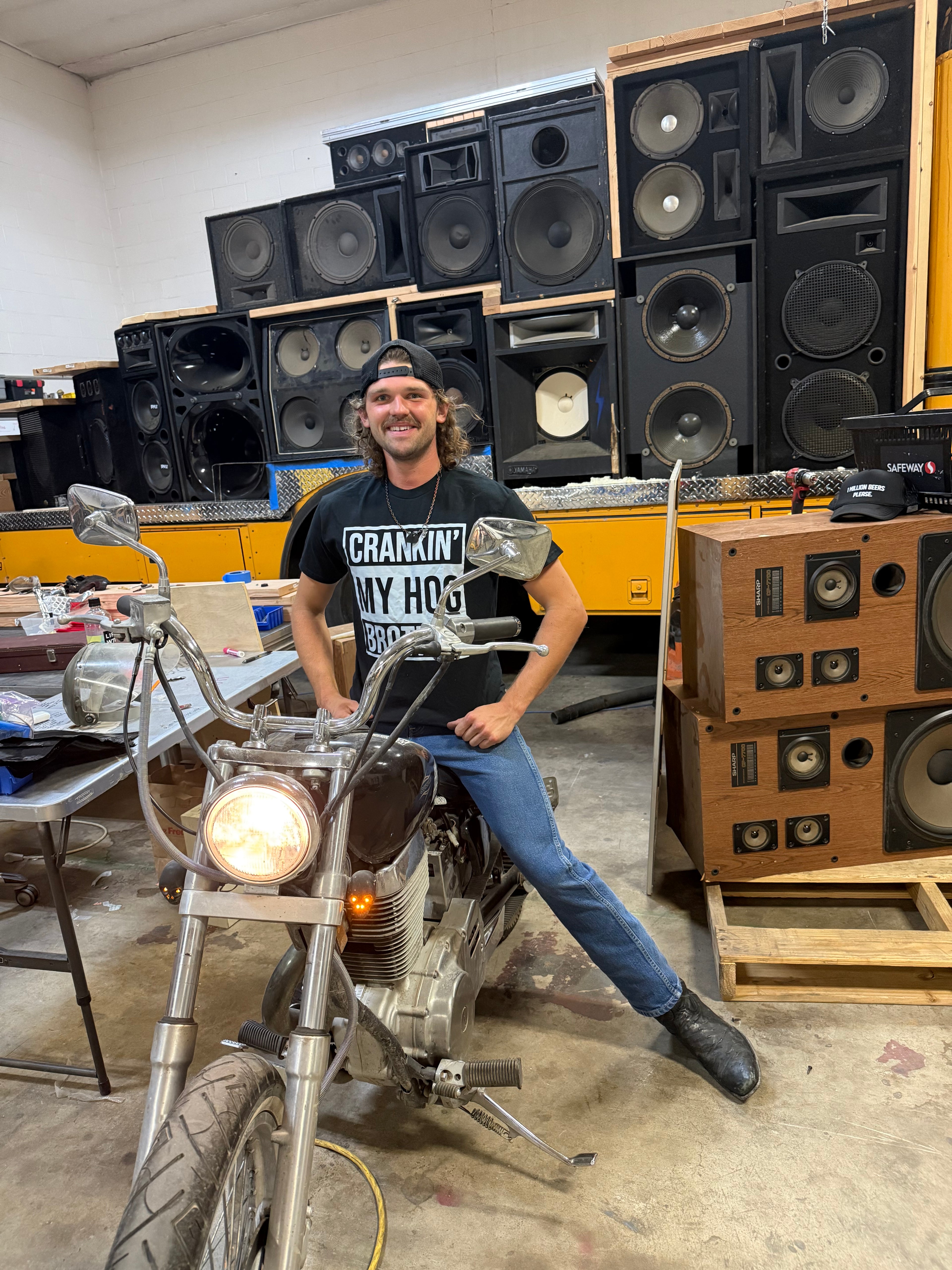 FREE SHIRT - CRANKIN MY HOG BROTHER SHIRTS! GET EM FAST THESE BITCHES GON' SELL OUT QUICK