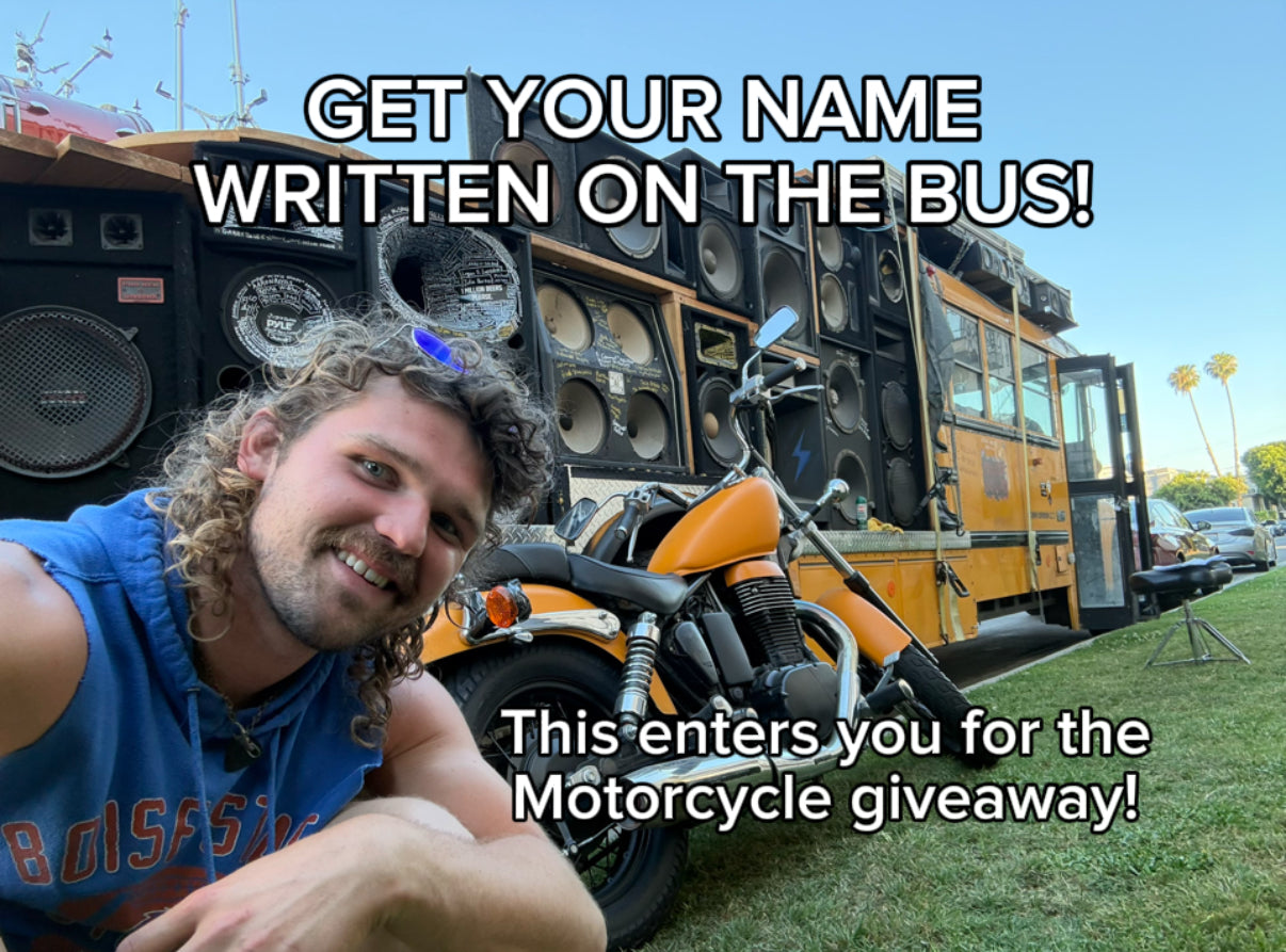 I WILL WRITE YOUR NAME ON THE BUS - HELP REPAIR THE BUS!😂