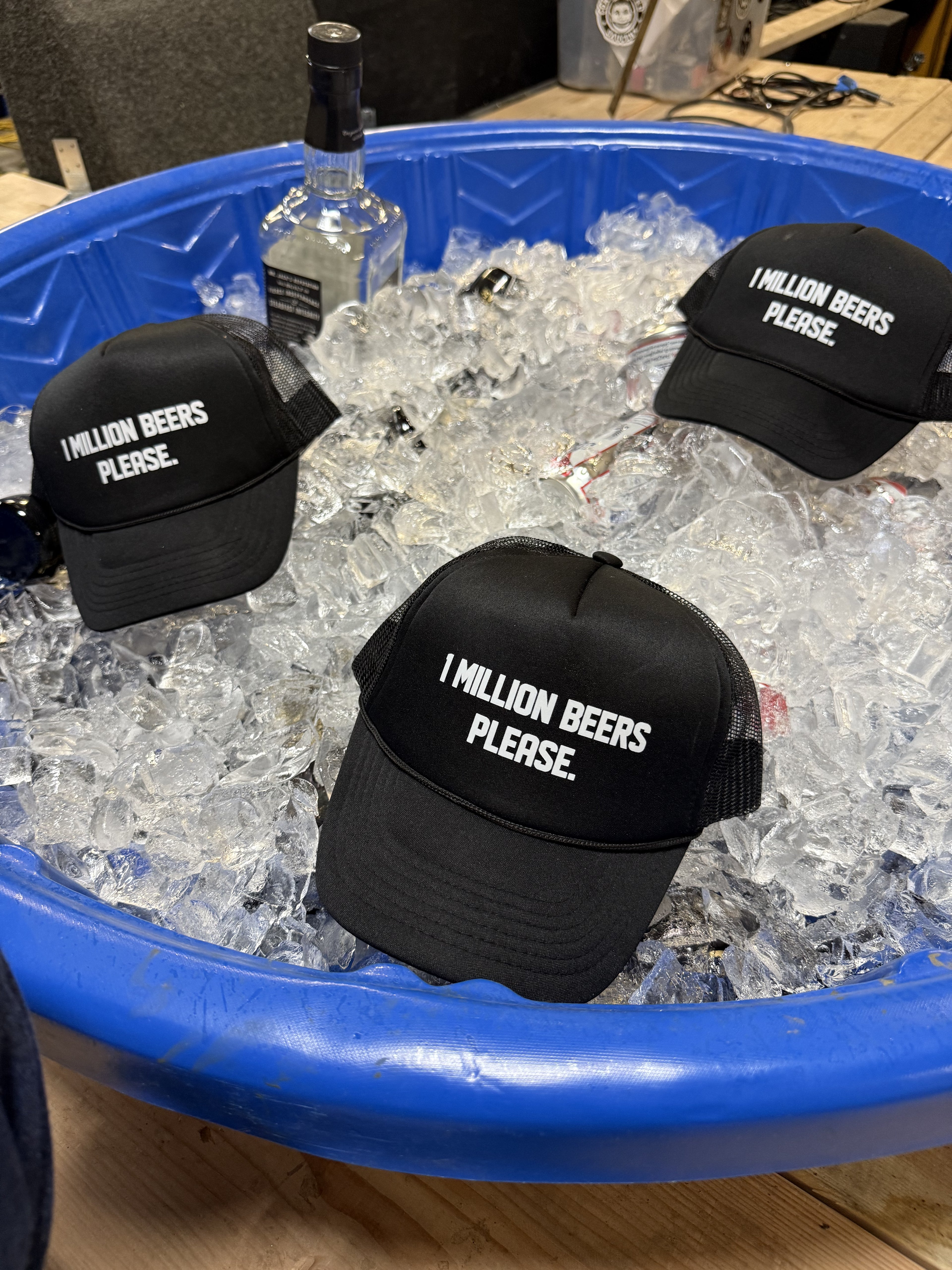 1 MILLION BEERS Official FREE TRUCKER HAT!